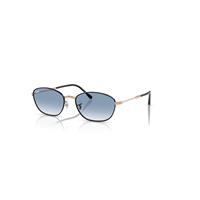Ray-Ban Sunglasses Woman Rb3749 - Rose Gold Frame Blue Lenses 58-18