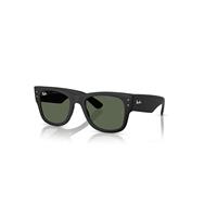 Ray-Ban Sunglasses Unisex Mega Wayfarer Liteforce - Sand Black Frame Green Lenses 50-21