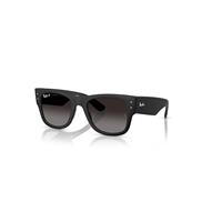 Ray-Ban Sunglasses Unisex Mega Wayfarer Liteforce - Sand Black Frame Grey Lenses Polarized 50-21
