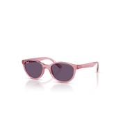 Ray-Ban Sunglasses Children Rb9080s Kids Bio-based - Transparent Pink Frame Violet Lenses 45-16