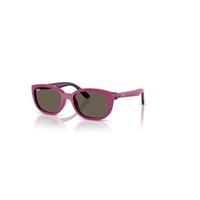 Ray-Ban Clipon Children Rb1632 Clip-on Kids Bio-based - Fucsia On Rubber Violet Frame Brown Lenses 48-16