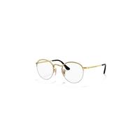 Ray-Ban Eyeglasses Unisex Round Gaze - Arista Gold Frame Clear Lenses 53-22