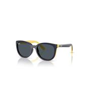 Ray-Ban Clipon Children Rb1631 Clip-on Kids Bio-based - Dark Blue On Rubber Yellow Frame Grey Lenses 45-16