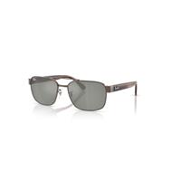 Ray-Ban Sunglasses Unisex Rb3751 - Havana Brown Frame Green Lenses 58-17