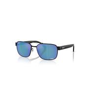 Ray-Ban Sunglasses Unisex Rb3751ch Chromance - Black Frame Grey Lenses Polarized 61-17