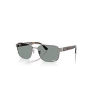 Ray-Ban Sunglasses Unisex Rb3751ch Chromance - Havana Frame Blue Lenses Polarized 61-17