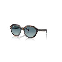 Ray-Ban Sunglasses Unisex Gina - Dark Havana On Multicolour Frame Grey Lenses 53-21