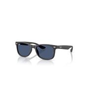 Ray-Ban Sunglasses Children New Wayfarer Kids - Rubber Dark Grey Frame Blue Lenses 47-15