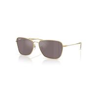 Ray-Ban Sunglasses Unisex Caravan Reverse - Arista Gold Frame Pink Lenses Polarized 58-15