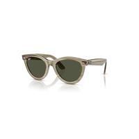 Ray-Ban Sunglasses Unisex Wayfarer Way Change Holiday Limited - Photo Striped Grey Frame Green Lenses 51-21