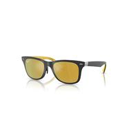 Ray-Ban Sunglasses Unisex Scuderia Ferrari Monza Ltd | Rb8395m - Dark And Yellow Carbon Frame Brown Lenses Polarized 52-20