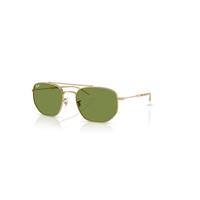Ray-Ban Sunglasses Unisex Rb3707 Revisited - Arista Gold Frame Green Lenses 54-20