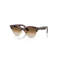 Ray-Ban Sunglasses Unisex Clubmaster Way - Pink Tortoise Frame Brown Lenses 54-19