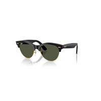 Ray-Ban Sunglasses Unisex Clubmaster Way - Black Frame Green Lenses 51-19