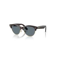 Ray-Ban Sunglasses Unisex Clubmaster Way - Red Havana Frame Blue Lenses Polarized 54-19