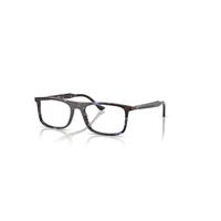 Ray-Ban Eyeglasses Unisex Rb5440 Optics - Havana Blue Tortoiseshell Frame Clear Lenses Polarized 53-18