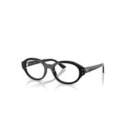 Ray-Ban Eyeglasses Unisex Shilo Optics Bio-based - Black Frame Clear Lenses Polarized 52-20