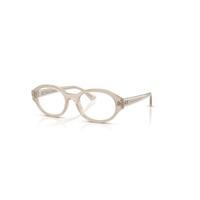 Ray-Ban Eyeglasses Unisex Shilo Optics Bio-based - Cloudy Warm White Frame Clear Lenses Polarized 54-20