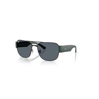 Ray-Ban Sunglasses Unisex Rb3756 - Sand Black Frame Green Lenses 56-18