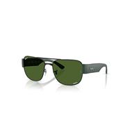 Ray-Ban Sunglasses Unisex Rb3756ch Chromance - Sand Black Frame Green Lenses Polarized 56-18