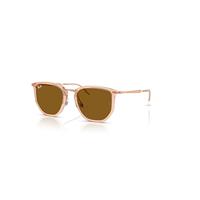 Ray-Ban Sunglasses Unisex Rb4451 - Rosegold Frame Brown Lenses 53-20