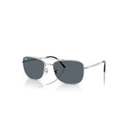 Ray-Ban Sunglasses Unisex Rb3755 - Silver Frame Blue Lenses 62-19