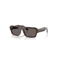 Ray-Ban Sunglasses Unisex Lukas Bio-based - Havana Frame Grey Lenses 53-20