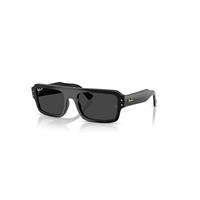 Ray-Ban Sunglasses Unisex Lukas Bio-based - Black Frame Black Lenses Polarized 53-20