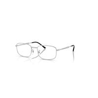 Ray-Ban Eyeglasses Unisex Rb6533 Optics - Silver Frame Clear Lenses Polarized 54-19