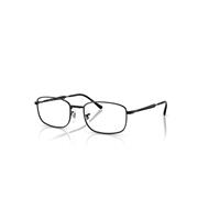 Ray-Ban Eyeglasses Unisex Rb6533 Optics - Black Frame Clear Lenses Polarized 52-19