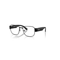 Ray-Ban Eyeglasses Unisex Rb6532 Optics - Sand Black Frame Clear Lenses Polarized 53-18
