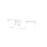 Ray-Ban Eyeglasses Unisex Rb4451v Optics - Silver Frame Clear Lenses Polarized 50-20
