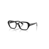 Ray-Ban Eyeglasses Unisex Shea Optics Bio-based - Black Frame Clear Lenses Polarized 51-18
