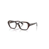 Ray-Ban Eyeglasses Unisex Shea Optics Bio-based - Havana Frame Clear Lenses Polarized 53-18