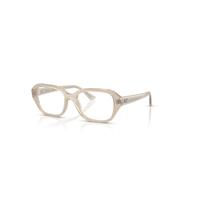 Ray-Ban Eyeglasses Unisex Shea Optics Bio-based - Cloudy Warm White Frame Clear Lenses Polarized 53-18