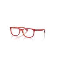 Ray-Ban Eyeglasses Children Rb1642 Optics Kids - Transparent Red/yellow Frame Clear Lenses Polarized 46-16