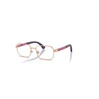 Ray-Ban Eyeglasses Unisex Rb1060 Optics Kids Bio-based - Fucsia On Rubber Violet Frame Clear Lenses Polarized 46-16