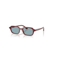 Ray-Ban Sunglasses Unisex Zuri Bio-based - Rusty Brown Frame Blue Lenses 49-19