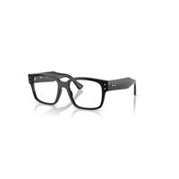 Ray-Ban Eyeglasses Unisex Laurene Optics Bio-based - Black Frame Clear Lenses Polarized 53-18