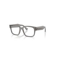 Ray-Ban Eyeglasses Unisex Laurene Optics Bio-based - Transparent Grey Frame Clear Lenses Polarized 53-18