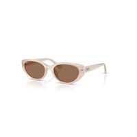Ray-Ban Sunglasses Unisex Rb4457d Bio-based - Opal Beige Frame Brown Lenses 55-19