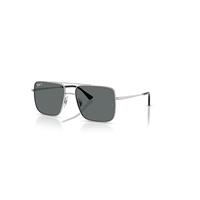 Ray-Ban Sunglasses Unisex Ari Bio-based - Silver Frame Grey Lenses Polarized 54-16