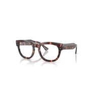 Ray-Ban Eyeglasses Unisex Mega Hawkeye Optics - Pink Havana Frame Clear Lenses Polarized 50-21