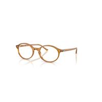 Ray-Ban Eyeglasses Unisex German Optics - Beige Frame Clear Lenses Polarized 53-20
