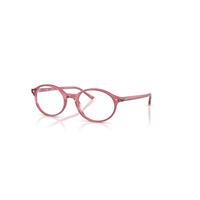 Ray-Ban Eyeglasses Unisex German Optics - Pink Frame Clear Lenses Polarized 53-20