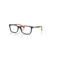 Ray-Ban Eyeglasses Children Rb1549 Optics Kids - Gunmetal/rubber Orange Frame Clear Lenses Polarized 48-16