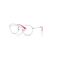 Ray-Ban Eyeglasses Children Rob Optics Kids - Silver Frame Clear Lenses Polarized 48-19