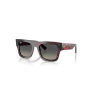 Ray-Ban Sunglasses Unisex Rb2217m Scuderia Ferrari Collection - Red Havana Frame Grey Lenses 53-21