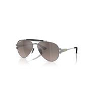 Ray-Ban Sunglasses Unisex Rb3762m Scuderia Ferrari Collection Chromance - Matte Gunmetal Frame Grey Lenses Polarized 58-14