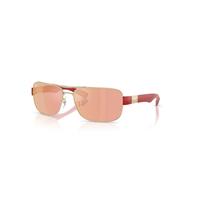 Ray-Ban Sunglasses Unisex Rb3763m Scuderia Ferrari Collection - Antique Red Frame Brown Lenses 64-17